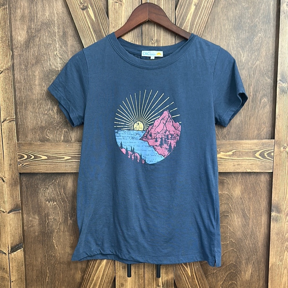 C&C California Blue Graphic Tee